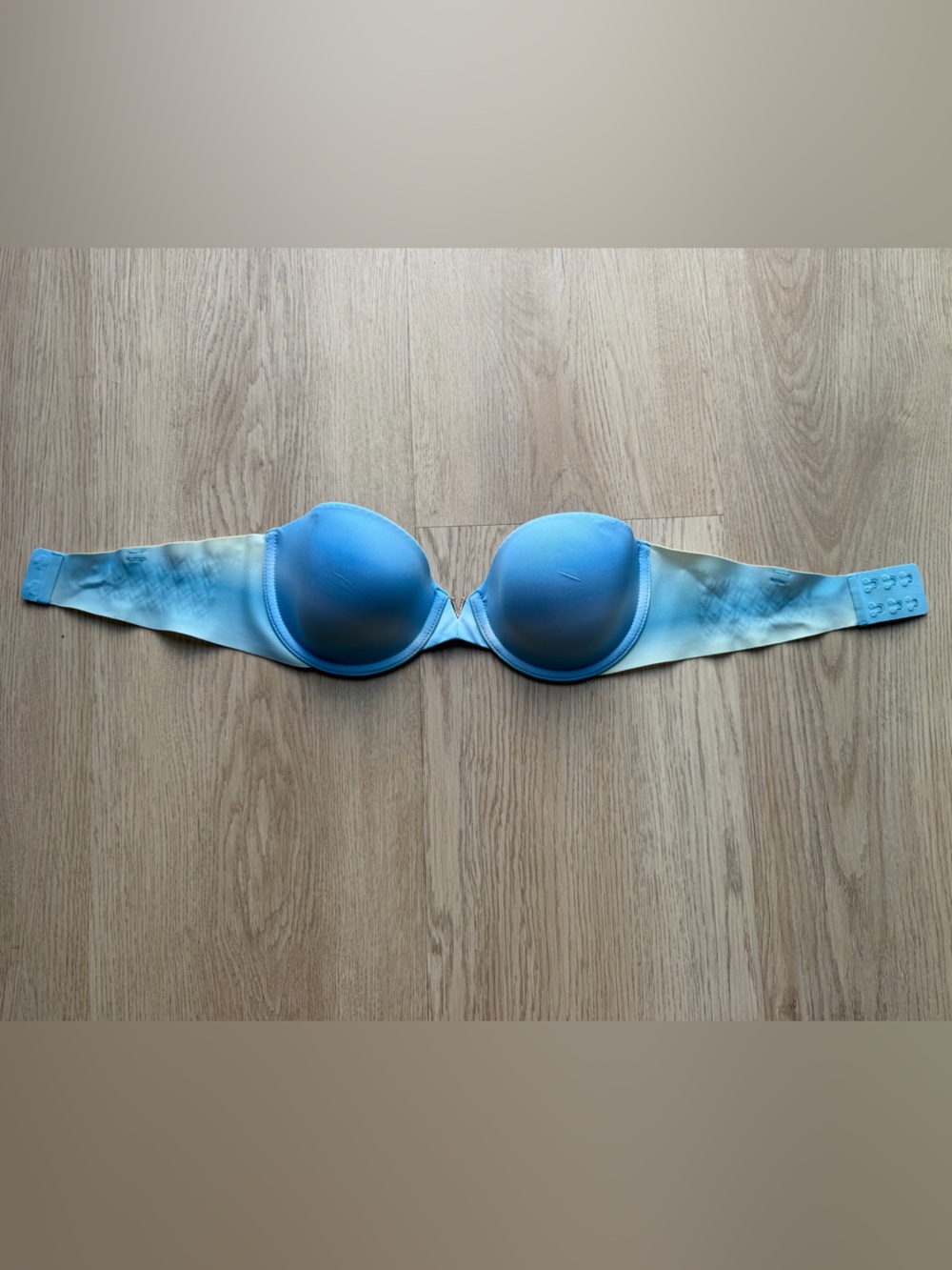 Victoria's Secret Light Blue Strapless Bra
